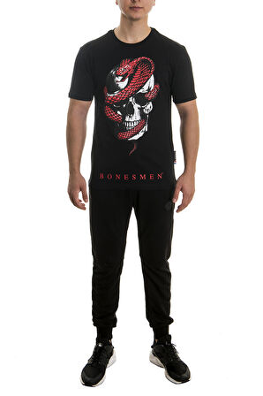 Yuvarlak Yaka T-shirt "KIRMIZI YILAN"