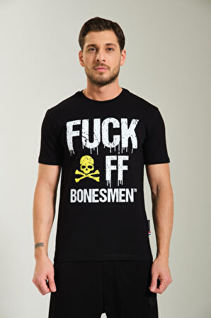 Yuvarlak Yaka T-shirt "LANET BONESMEN"