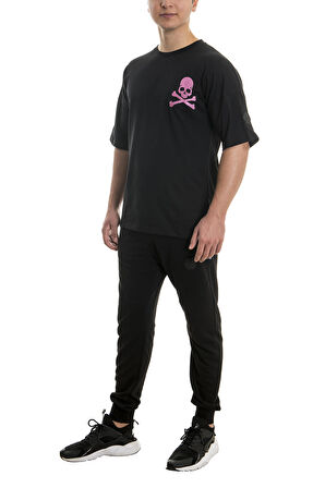 Yuvarlak Yaka Oversize T-shirt "KAYIP CENNET"