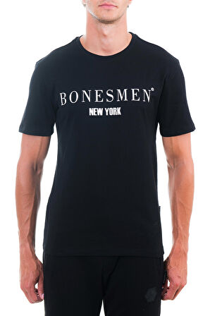 Bonesmen Yuvarlak Yaka T-shirt "BONESMEN NEW YORK"