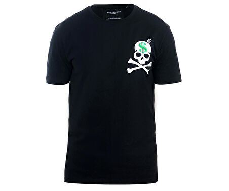 BONESMEN Yuvarlak Yaka T-shirt "Dollar Skull"