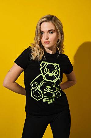 BONESMEN Taş Baskılı Oyuncak Ayı T-shirt