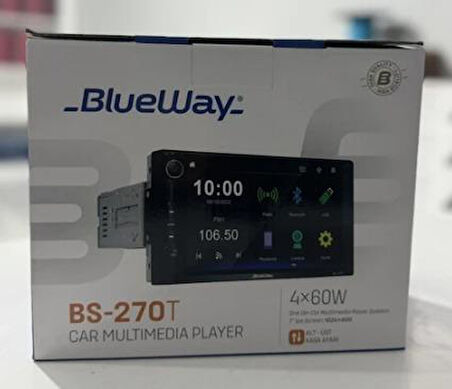 Blueway Fiat Uno Tipo Tempra Özel Üretim BlueWay Double Teyp 7 inç Arka kasa Ayarlanabilir ince 2 Mirrorlink