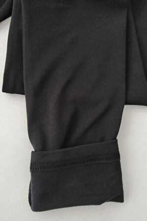 Kadın Siyah  Yüksek Bel Spor Tayt