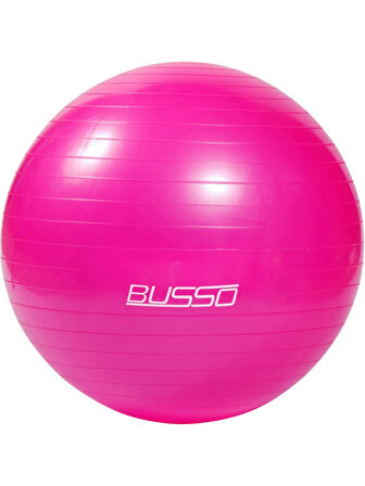 BUSSO PİLATES TOPU 75 CM FUŞYA