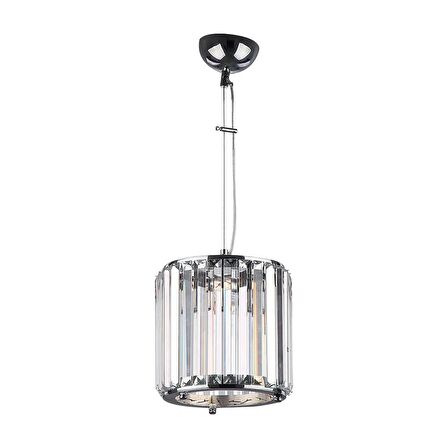 Avize Çarşısı Luce Krom Renkli, Taşlı, Tekli Sarkıt Avize, BS.7428-51-20