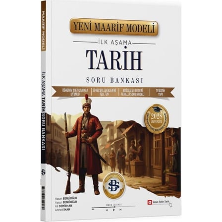 MAARİF İLK AŞAMA TARİH TÜRKÇE MATEMATİK SORU BANKASI