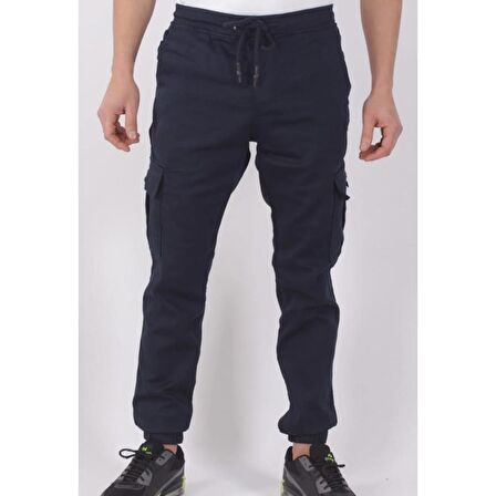 BLACK STEEL ERKEK BEL VE PAÇA LASTİKLİ YANLARI KARGO CEPLİ PANTOLON-16000