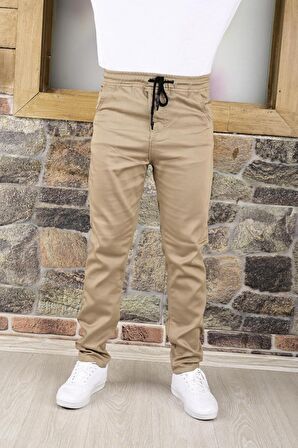 BLACK STEEL KEMER LASTİK ,PAÇA DÜZ  ERKEK PANTOLON-23000