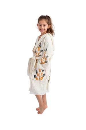 Çocuk Golden Wheat Kimono