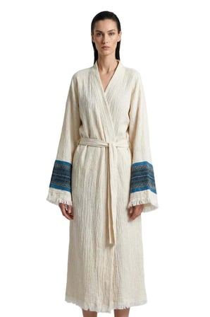 Natural Symbol Nomad Kimono - Mavi Ton