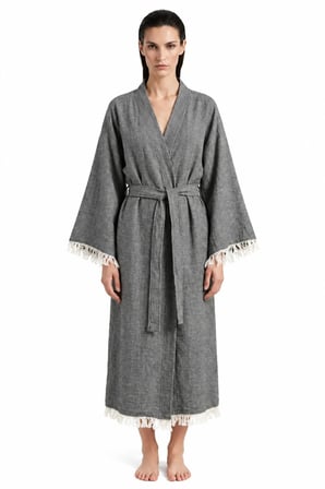 Elan Grey Kimono