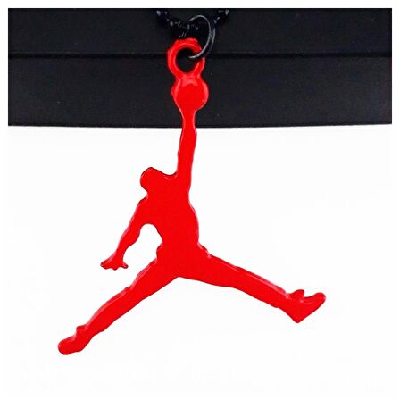 Kırmızı Renk Slam Dunk Air Jordan Erkek Kolye