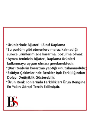 Gold Renk Kadın Çelik Küpe