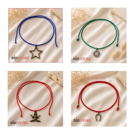 Karışık Renk - 4 Adet - Kadın Choker