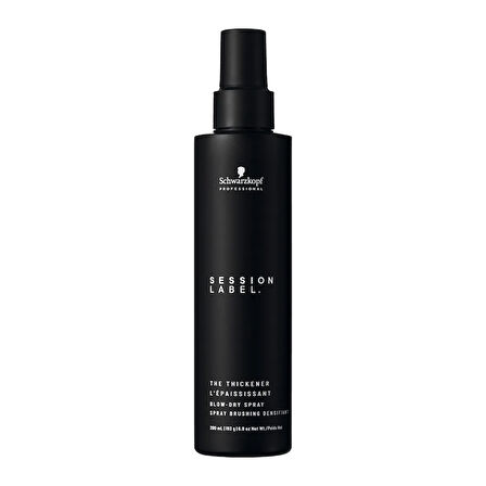 Avantajlı 10 ADET Schwarzkopf Session Label The Thickener Hacimlendirici Fön Spreyi 200ml - Ücretsiz Kargo