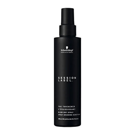 Avantajlı 2 ADET Schwarzkopf Session Label The Thickener Hacimlendirici Fön Spreyi 200ml - Ücretsiz Kargo