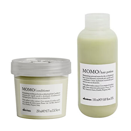 Davines Momo Nemlendirici ve Koruyucu Bakım Seti 2 - %100 Orijinal