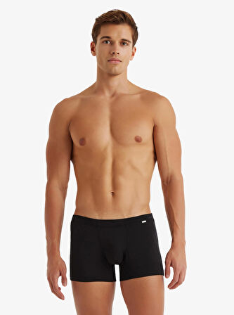 Erkek Modal Elastan Boxer Silver 9310 - Siyah