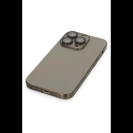 Apple iPhone 13 Pro Max Kılıf Armada Lensli Kapak - Siyah