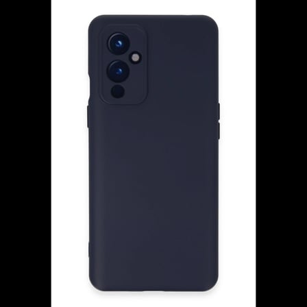 One Plus 9 Kılıf Nano içi Kadife Silikon - Lacivert