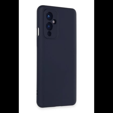 One Plus 9 Kılıf Nano içi Kadife Silikon - Lacivert