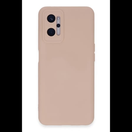 Realme 9i 4G Kılıf Nano içi Kadife Silikon - Pudra