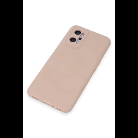 Realme 9i 4G Kılıf Nano içi Kadife Silikon - Pudra