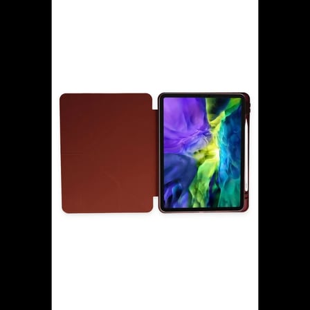 Apple iPad Air 4 10.9 Kılıf Kalemlikli Mars Tablet Kılıfı - Mürdüm