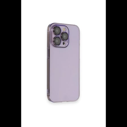 Apple iPhone 13 Pro Max Kılıf Armada Lensli Kapak - Lila