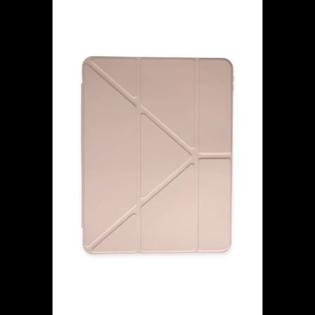 Samsung Galaxy T870 Tab S7 11 Kılıf Kalemlikli Mars Tablet Kılıfı - Rose Gold