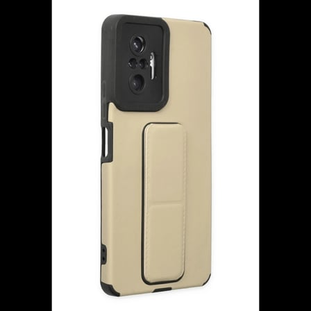Xiaomi Redmi Note 10 Pro Kılıf Mega Standlı Silikon - Gold