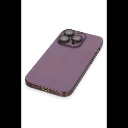 Apple iPhone 13 Pro Max Kılıf Armada Lensli Kapak - Derin Mor