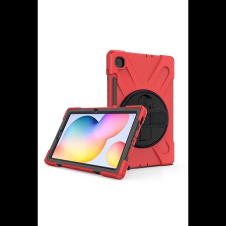 Samsung Galaxy P610 Tab S6 Lite 10.4 Kılıf Amazing Tablet Kapak - Kırmızı