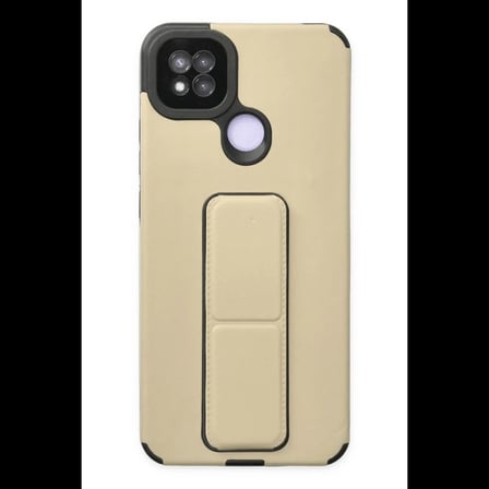 Xiaomi Redmi 9C Kılıf Mega Standlı Silikon - Gold