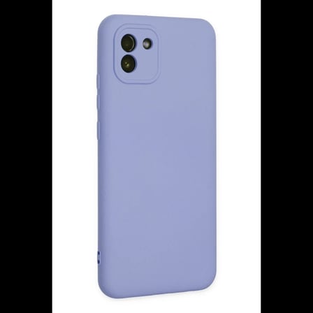 Samsung Galaxy A03 Kılıf Nano içi Kadife Silikon - Lila