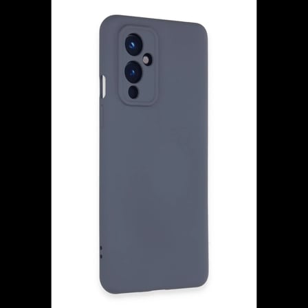 One Plus 9 Kılıf Nano içi Kadife Silikon - Gri