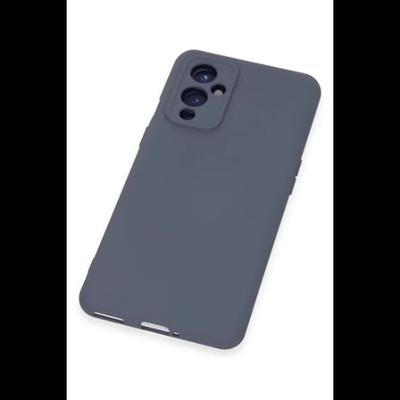 One Plus 9 Kılıf Nano içi Kadife Silikon - Gri