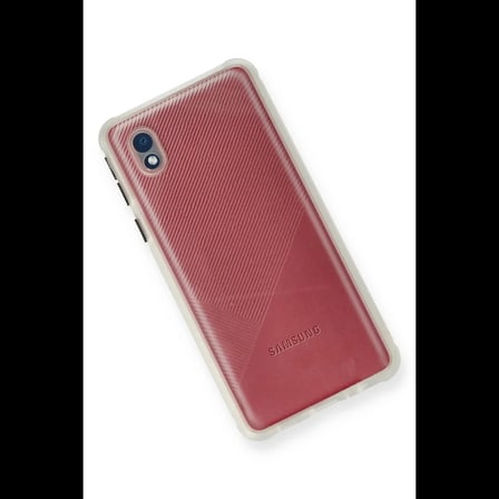 Samsung Galaxy A01 Core Kılıf Miami Şeffaf Silikon - Şeffaf
