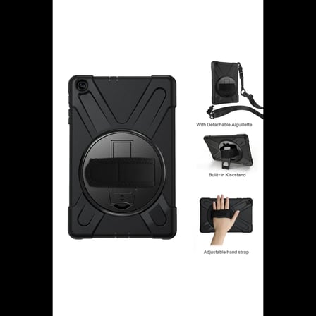Samsung Galaxy T510 Tab A 10.1 Kılıf Amazing Tablet Kapak - Siyah
