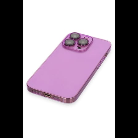 Apple iPhone 13 Pro Max Kılıf Armada Lensli Kapak - Mor