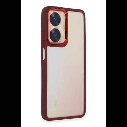 Realme C55 Kılıf Dora Kapak - Kırmızı