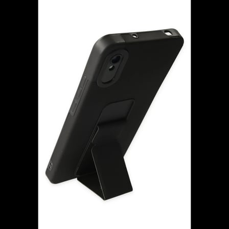 Xiaomi Redmi 9A Kılıf Mega Standlı Silikon - Siyah