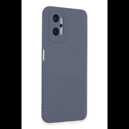Realme 9i 4G Kılıf Nano içi Kadife Silikon - Gri