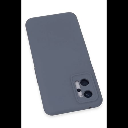 Realme 9i 4G Kılıf Nano içi Kadife Silikon - Gri
