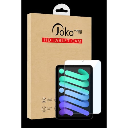 Joko Apple iPad Mini 6 HD Tablet Cam Ekran Koruyucu - Şeffaf