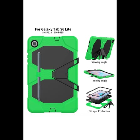 Samsung Galaxy T500 Tab A7 10.4 Kılıf Griffin Tablet Kapak - Yeşil