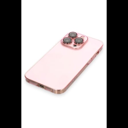 Apple iPhone 13 Pro Kılıf Armada Lensli Kapak - Rose Gold
