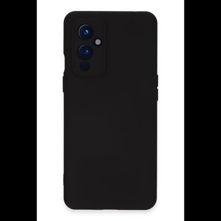 One Plus 9 Kılıf Nano içi Kadife Silikon - Siyah
