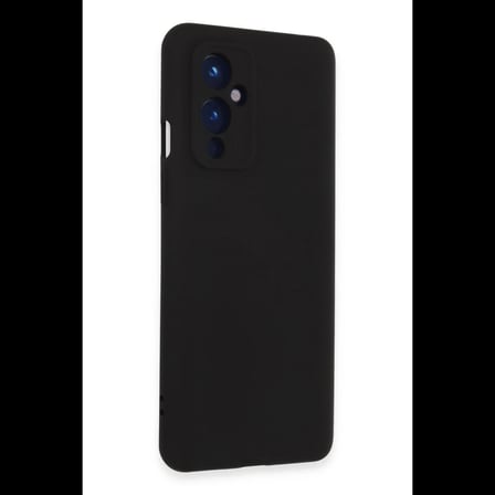 One Plus 9 Kılıf Nano içi Kadife Silikon - Siyah